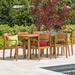 Stamford Outdoor 7-piece Rectangle Acacia Wood Dining Set by Christopher Knight Home