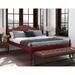 100% Solid Wood Reston Full Size Panel Headboard Platform Bed by Palace Imports