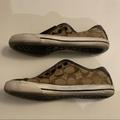 Coach Shoes | Coach Slip On No Lace Sneaker Flat Classic 6 | Color: Brown | Size: 6