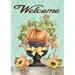 Toland Home Garden Trophy Pumpkin Polyester 18 x 13 in. Garden Flag in Brown/Green | 18 H x 12.5 W in | Wayfair 1112199