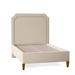 Braxton Culler Copper Low File Standard Bed Upholstered in Gray/Blue | 69 H x 82 W x 88 D in | Wayfair 810-026K/0216-53/HAVANA