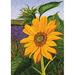 Toland Home Garden Fields of Gold Polyester 40 x 28 in. House Flag in Green/Orange | 40 H x 28 W in | Wayfair 100009