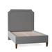 Braxton Culler Copper Low File Standard Bed Upholstered in Gray/Blue/Yellow | 69 H x 68 W x 88 D in | Wayfair 810-021Q/0851-55/HAVANA