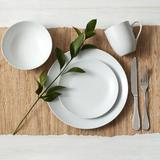 Fitz and Floyd Everyday Coupe 16-Piece Porcelain Dinnerware Set, Service for 4 Porcelain/Ceramic in White | Wayfair 5278153