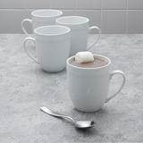 Fitz and Floyd Everyday White Beaded Porcelain 14Oz. Mug Porcelain/Ceramic in Brown/White | 4.12 H x 3.5 W in | Wayfair 5278079