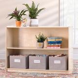 Guidecraft EdQ Essentials 2-Shelf Storage Wood in Brown | 30 H x 13 W x 42 D in | Wayfair G80311