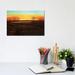 East Urban Home Late Day Landscape by Patty Baker - Wrapped Canvas Painting Canvas | 8" H x 12" W x 0.75" D | Wayfair