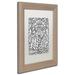 Trademark Fine Art Bailey the Bear by Kathy G. Ahrens - Picture Frame Graphic Art on Canvas Canvas, in Black/Green/White | Wayfair ALI3343-W1114MF