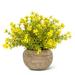 Primrue 3.75" Artificial Flowering Plant in Pot Plastic | 6.5 H x 5 W x 5 D in | Wayfair E09FB1089B1747A4B1314F9A23C95B64