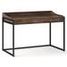 Wade Logan Gennep Desk Wood/Metal in Brown | 33 H x 48 W x 26 D in | Wayfair 2B26EDEDCA01473AA366E689C089149E