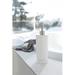 Yamazaki Home Conditioner Dispenser - Contemporary Bottle Pump For Shower, 16.9 fluid oz, Airtight Resin in White | 9.1 H x 3.1 W x 3.1 D in | Wayfair