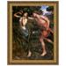 Vault W Artwork Apollo & Daphne, 1908 by John William Waterhouse Framed Painting Print Canvas in Green/Red | 47.25 H x 38.25 W x 2 D in | Wayfair