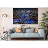 East Urban Home Los Angeles Staples Center City Skyline Prints Painting Canvas Large Canvas Art Rise Of Buildings Downtown Decor Wall Canvas | Wayfair