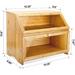 Prep & Savour Bamboo Two-Layer Bread Box Wood in Brown | 12.6 H x 15.35 W x 9.85 D in | Wayfair B05B79FAEC2144CA8A5877177D13B057