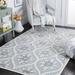 Gray 48 x 0.31 in Indoor Area Rug - Alcott Hill® Griswalda Floral Handmade Tufted Wool Area Rug in Wool | 48 W x 0.31 D in | Wayfair