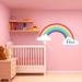 Trinx Rainbow Nursery Decal w/ Personalized Name - RB3 Vinyl in Blue | 10 H x 20 W in | Wayfair 6D00A079E02243AA83898E7AE793A7CE