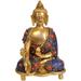 Bungalow Rose The Medicine Buddha (Tibetan Buddhist Deity) Metal in Yellow | 5.5 H x 3.4 W x 5 D in | Wayfair 7AE1C8F31FF34525BD99F1B64D1D7402