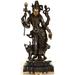 Bungalow Rose Ardhanarishvara Metal in Black | 18.3 H x 7.6 W x 5.6 D in | Wayfair C084A2364BD44F79BE81101340755F3D