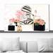 House of Hampton® Arive Late (Horizontal) By Jodi - Graphic Art Plastic/Acrylic in Pink/White | 28 H x 48 W x 1.5 D in | Wayfair