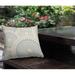 ULLI HOME Pierson Tribal Abstract Indoor/Outdoor Throw Pillow Polyester/Polyfill blend in Gray | 18 H x 18 W x 4.3 D in | Wayfair