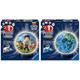 Ravensburger 3D Puzzle 11842 - Nachtlicht Puzzle-Ball Paw Patrol - 72 Teile - ab 6 Jahren & 3D Puzzle 11844 - Nachtlicht Puzzle-Ball Globus - 72 Teile - ab 6 Jahren