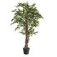 Closer2Nature 3ft Artificial Plant Green Weeping Fig Plant; Fake Artificial Weeping Tree, Indoor Fig Tree with Twisted Stem - Perfect for Home, Kitchen, Lounge and Office