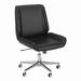 Montrese Wingback Leather Office Chair in Black - Bush Furniture MNCH3701BLL-Z