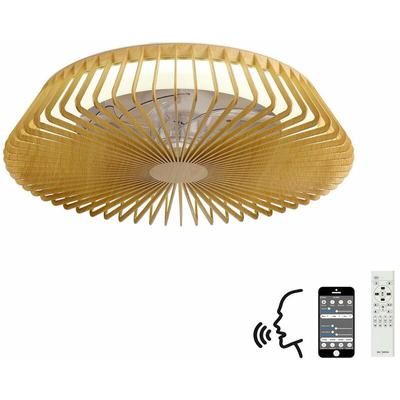 Inspired Lighting - Mantra Himalaya Dimmbare LED-Deckenleuchte & 35 w DC-Lüfter, Fernbedienung, app