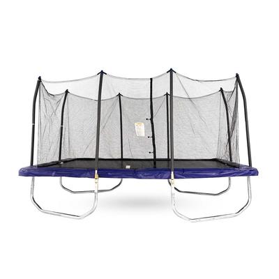 Skywalker Trampolines 15ft x 9ft Rectangle Trampoline with Enclosure - Blue - 15'