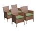 4 Laguna Dining Chairs with Arms