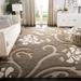 SAFAVIEH Florida Shag Nanny Floral Scroll 1.2-inch Thick Rug