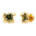 Kate Spade Jewelry | Kate Spade Forest Nouveau Stone Stud Earrings Green | Color: Gold/Green | Size: Os