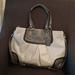 Coach Bags | Coach Grey Spectator Leather Ashley Bag | Color: Gray/Silver | Size: Os