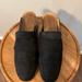 Free People Shoes | Free People Slide Black Snakeskin Mules | Color: Black | Size: 9