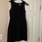 J. Crew Dresses | J Crew Black Wool Pleated Dress | Color: Black | Size: 2