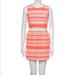 Kate Spade Dresses | Kate Spade Neon Embroidered Mini Dress 4 Euc | Color: Orange/White | Size: 4