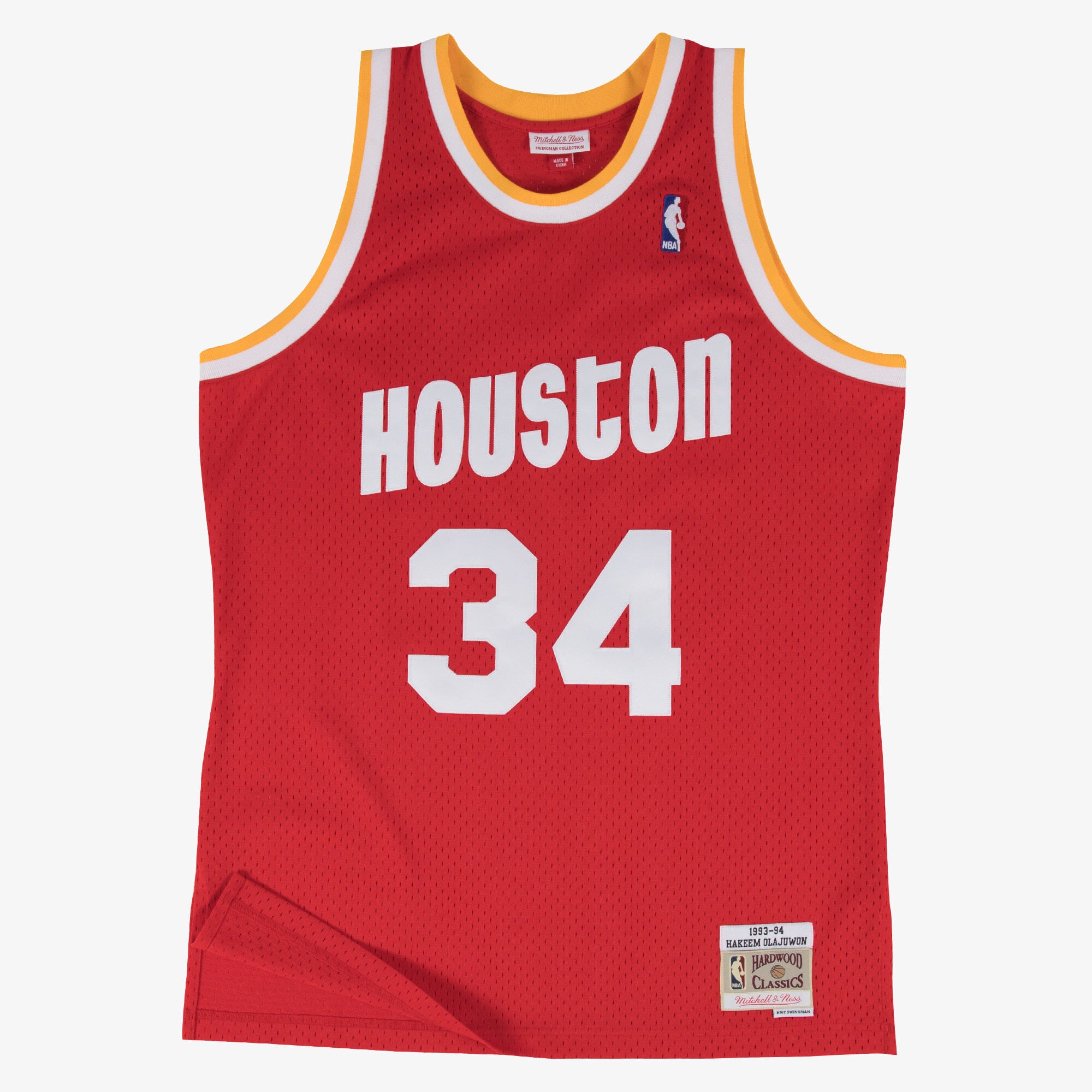 Maillot Mitchell & Ness Swingman des Houston Rockets, Hakeem Olajuwon, 1993-94 - Homme Taille: S