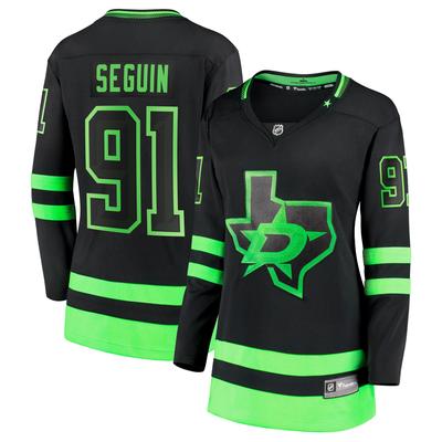 Schwarzes Dallas Stars-Ersatztrikot mit Tyler Seguin für Damen von Fanatics Image