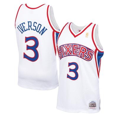 Philadelphia 76ers Allen Iverson Swingman-Trikot von Mitchell & Ness Image