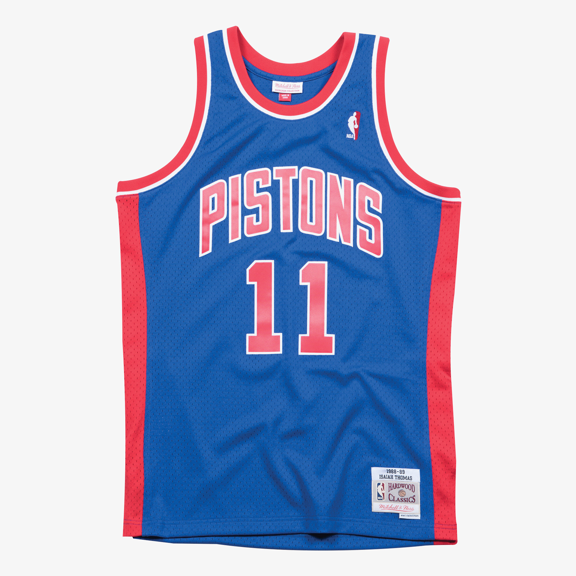 Detroit Pistons Mitchell & Ness Swingman Trikot Road Isiah Thomas 1988-89 Image