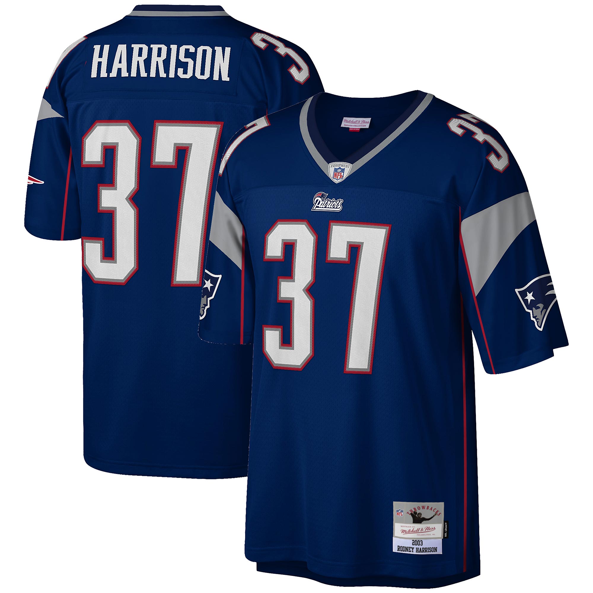 "New England Patriots Mitchell & Ness Rodney Harrison 2003 Legacy Jersey - Mens" Image