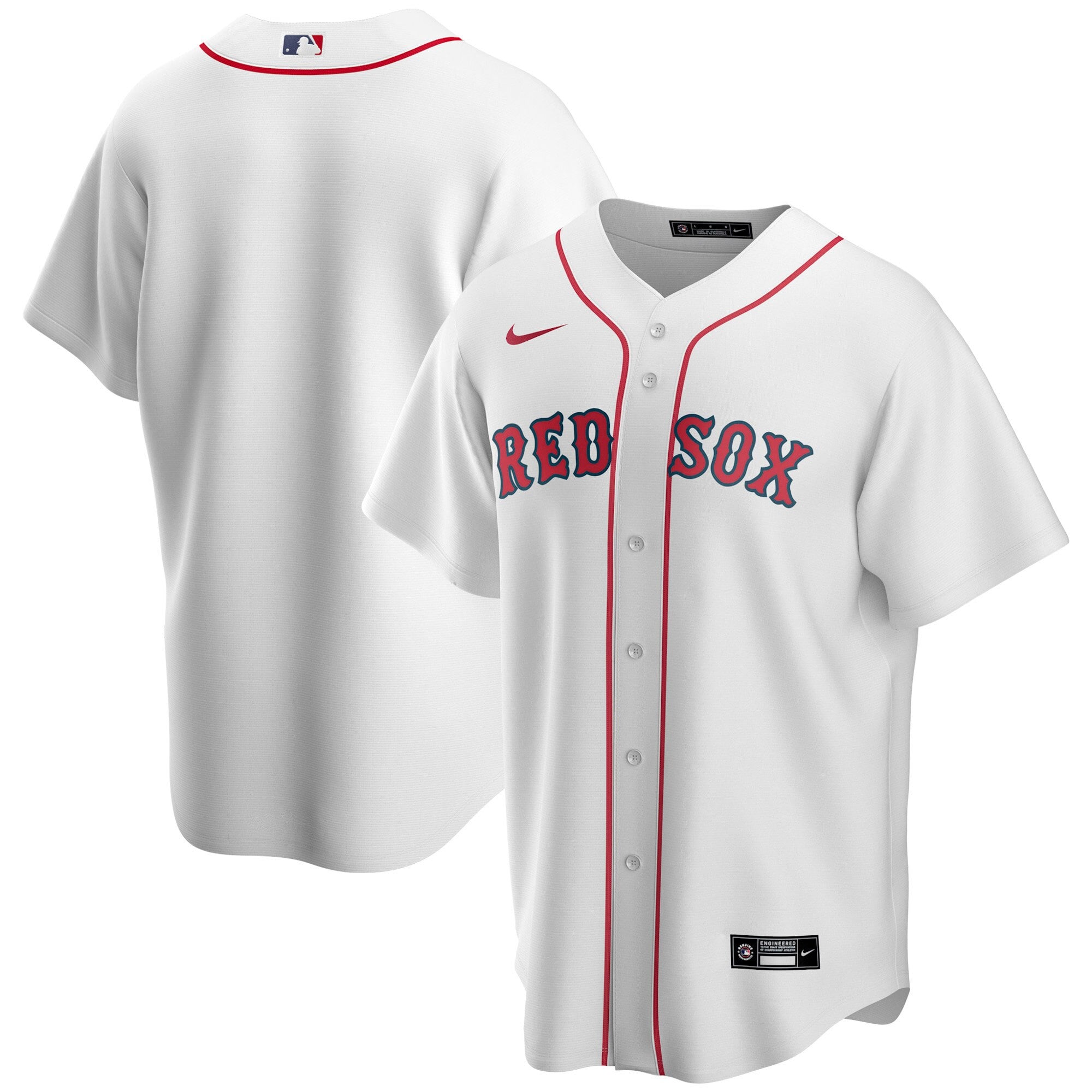 Boston Red Sox Nike Offizielles Replica-Heimtrikot – Herren