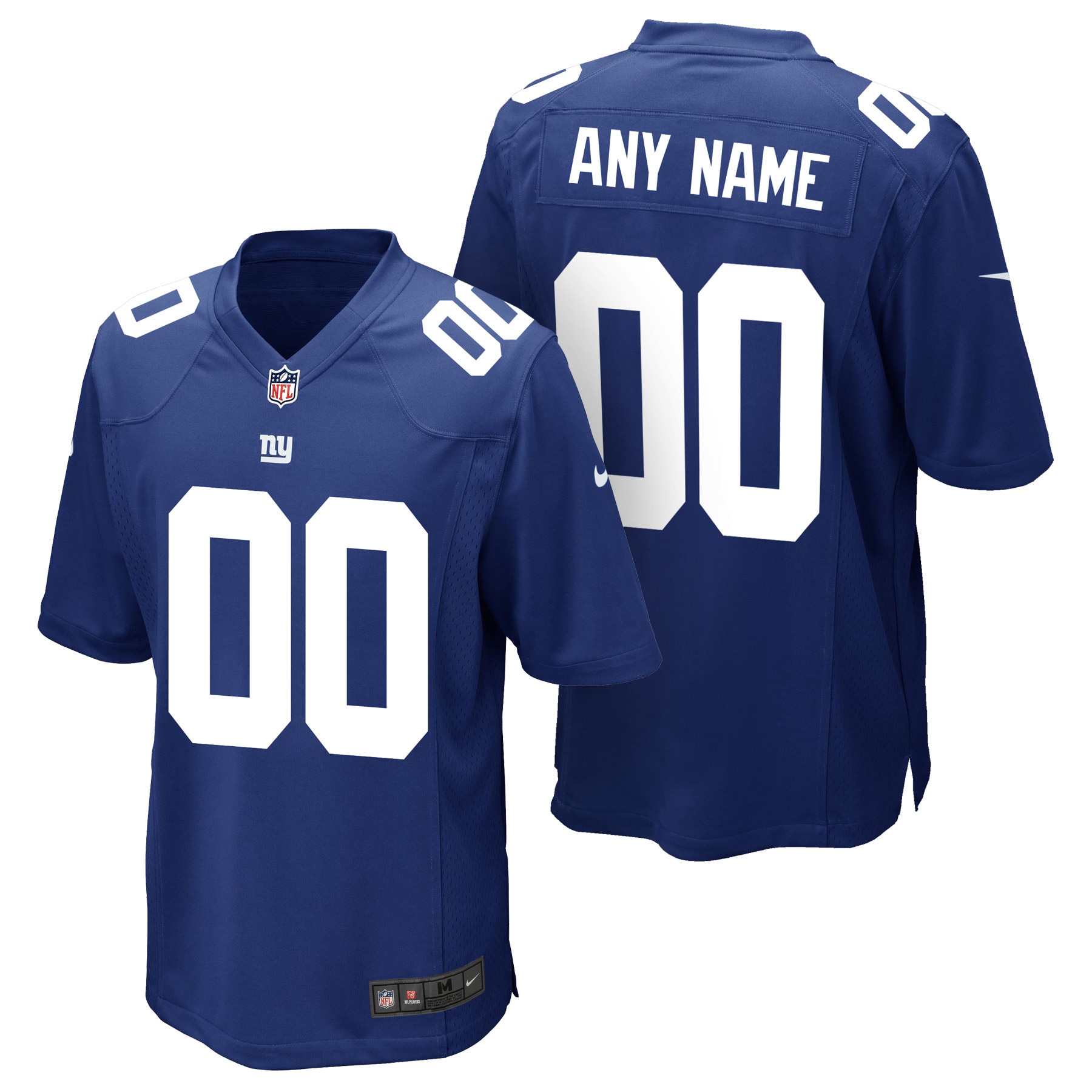 New York Giants Nike Game Heimtrikot - königsBlau - Personalisiert - Herren Image