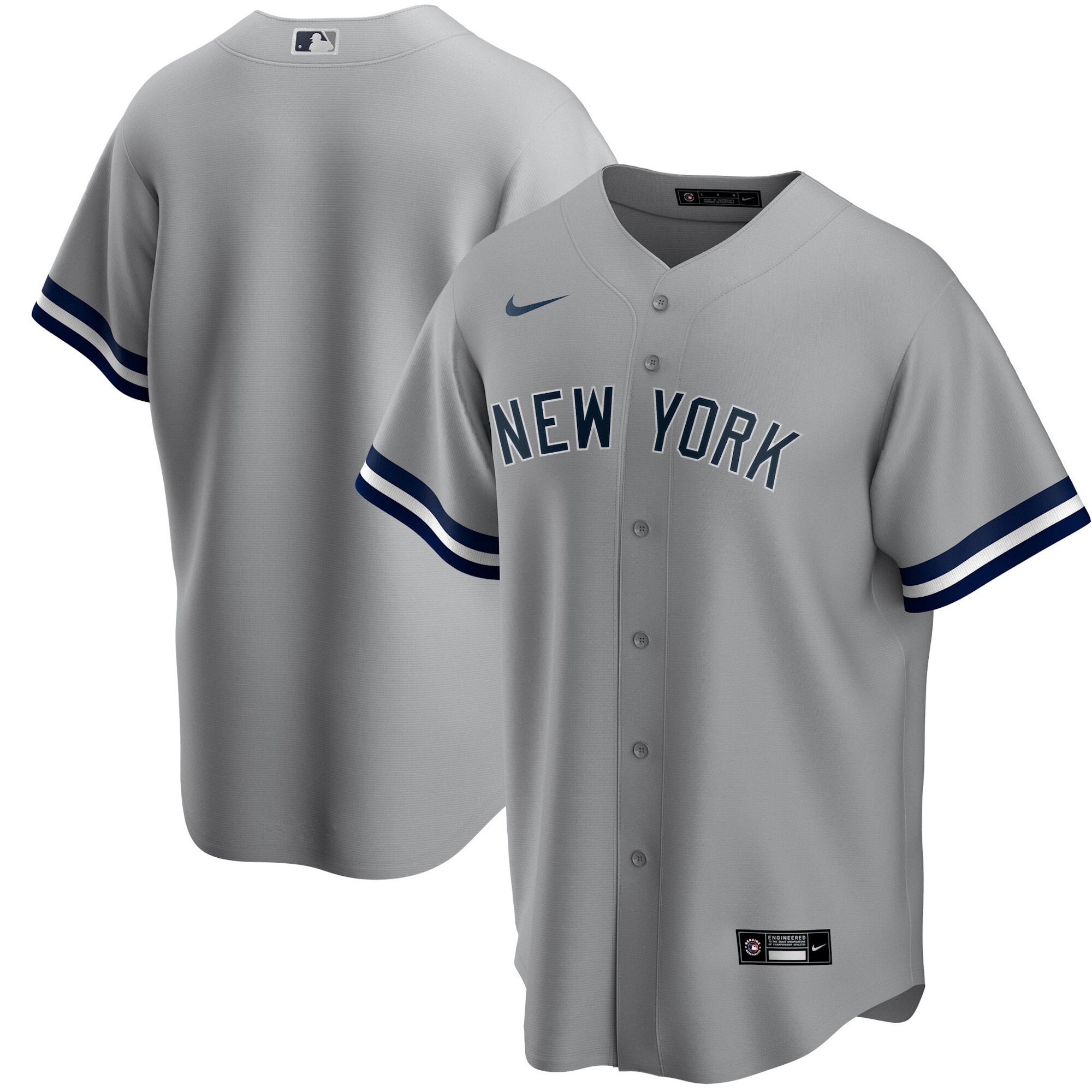 New York Yankees Nike Offizielles Replica-Straßentrikot – Herren Image