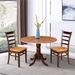 Set of 3 pcs - 42" Dual Drop Leaf Table with 2 Emily chairs