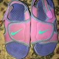 Nike Shoes | Nike Sandals Water Shoes Velcro | Color: Blue/Purple | Size: 8g