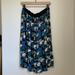 Anthropologie Skirts | Anthropologie Rdalamal Atelier Midi Skirt | Color: Blue/Green | Size: 6