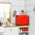 Costway 1.6 cu. ft. Freestanding Mini Fridge Plastic in Red | 20 H x 20 W x 18.5 D in | Wayfair EP24436US-RE