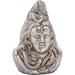 Bungalow Rose Lord Shiva Head (Small Statue) Metal in Yellow | 3.7 H x 2.2 W x 11.2 D in | Wayfair 4E1E809C59034CBEAB471AAD1ADAF11B