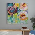 Winston Porter 'Bold Blooms I' Painting on Canvas Canvas | 37.625 H x 25.625 W x 1 D in | Wayfair 6019E2292E374A00AEA0336721925B7F